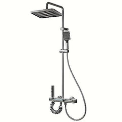 Set de dus smart cu baterie, iHunt HP060GR, Display LED, 4 moduri de curgere a apei, ajustare