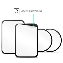 Techsuit - Placă Metalică (pachet de 2) - Negru