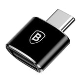 Adaptor OTG Baseus USB la USB Type-C CATOTG-01, Negru
