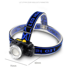 Techsuit - Lantera pentru exterior cu baterie Li-Ion, LED T6 - Negru