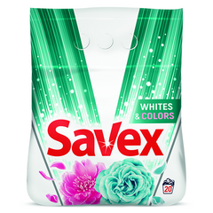 SAVEX Parfum Albe&Colorate Detergent Rufe 2 Kg
