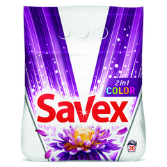 SAVEX Parfum Lock Detergent 2 in 1 pentru Rufe Colorate 2 Kg