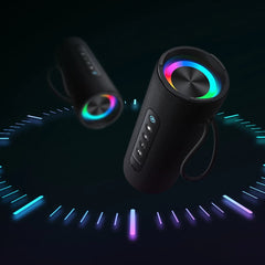 Boxa wireless Baseus AeQur VO20 - Bluetooth 5.3, RGB Led, IPX5, Bass - Black