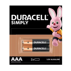 Set 2 baterii Duracell R3 (AAA), 1.5V