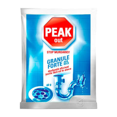 Granule Peak Out Pentru Desfundat Tevi Apa Calda / Rece 60 g