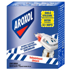 Aroxol Anti-Tantari Aparat Electric+Rezerva Lichida 35ML/45 Nopti