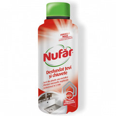 Nufar Solutie Desfundat Tevi Si Chiuvete, 375ML