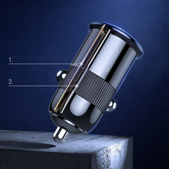 Încărcător Auto Joyroom C-A06, Dual USB, 3.1A, Negru