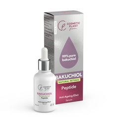 Ser Anti-Ageing cu 99% Bakuchiol pur (Natural Retinol) si Peptida Elixir 30 mililitri Cosmetic Plant