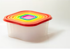 Set cutii alimente curcubeu 7 bucati