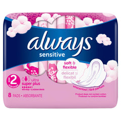 Absorbante Always Ultra Sensitive Super Plus, 8 bucati