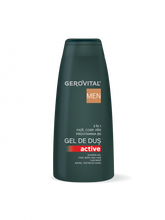 Gel de dus 3 in 1 Activ / Anticadere par , 400 ml, Gerovital