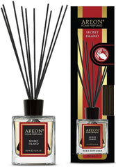 Odorizant camera cu betisoare Areon, Lux, Secret Island, 150 ml