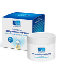 Crema pentru depigmentare & hidratare Cosmetic Plant Me & Mom cu extract de lamaie, pantenol si vitamina E, 50 ml