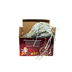Instalație luminoasă Crăciun 320 LED-uri multicolor, 24 metri, fir transparent, MultiColor
