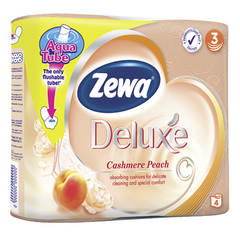 Zewa Deluxe Hartie Igienica Peach 4 bucati