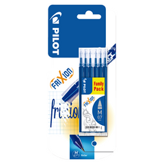 PILOT FRIXION Rezerva Albastru 0,7 mm x 6 bucati