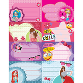 SCHOOL FRIENDLY Etichete Scolare pentru Fete 40 bucati