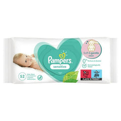 Pampers sensitive Servetele Umede 52 bucati