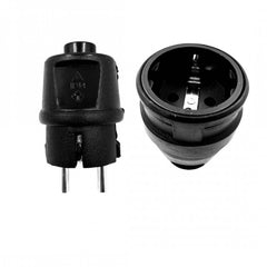 Stecher cu Cuplă Schuko din Cauciuc