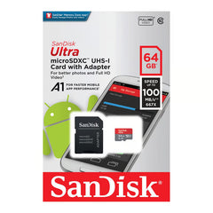 Card de Memorie SanDisk Ultra 64GB, microSD