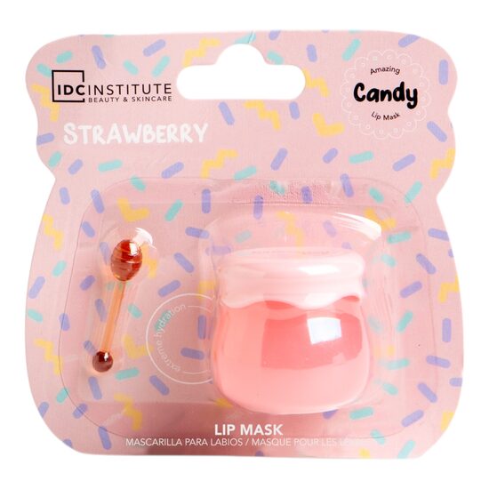Masca de buze cu aroma de capsuni Candy IDC Institute, 6 g