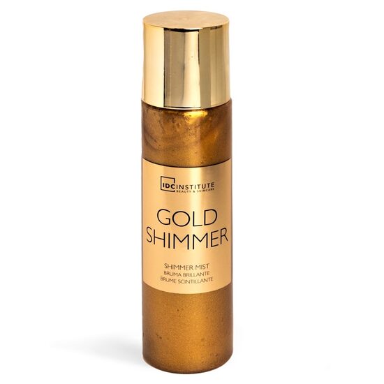 Iluminator spray pentru fata si corp Gold Shimmer, IDC Institute, 150ml