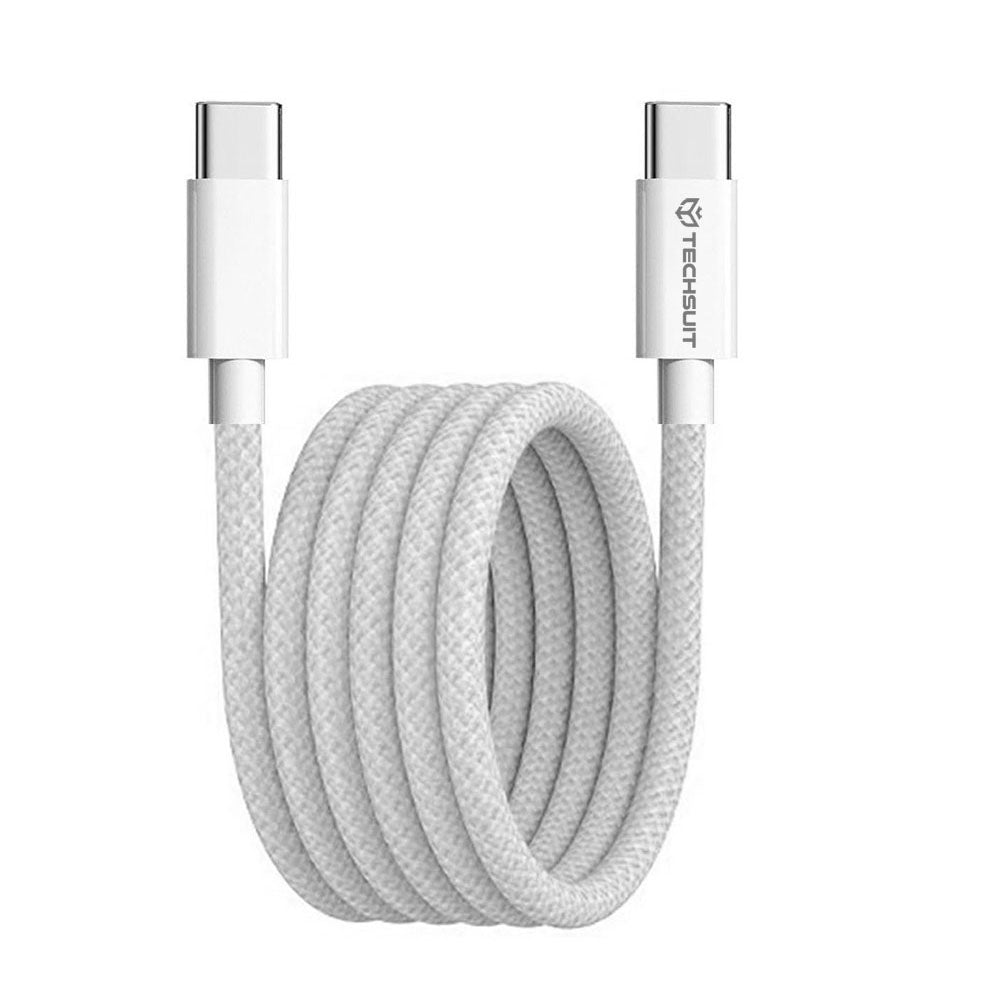 Techsuit - Cablu de date - pentru Apple, Android, Type-C, 1m - Multicolor
