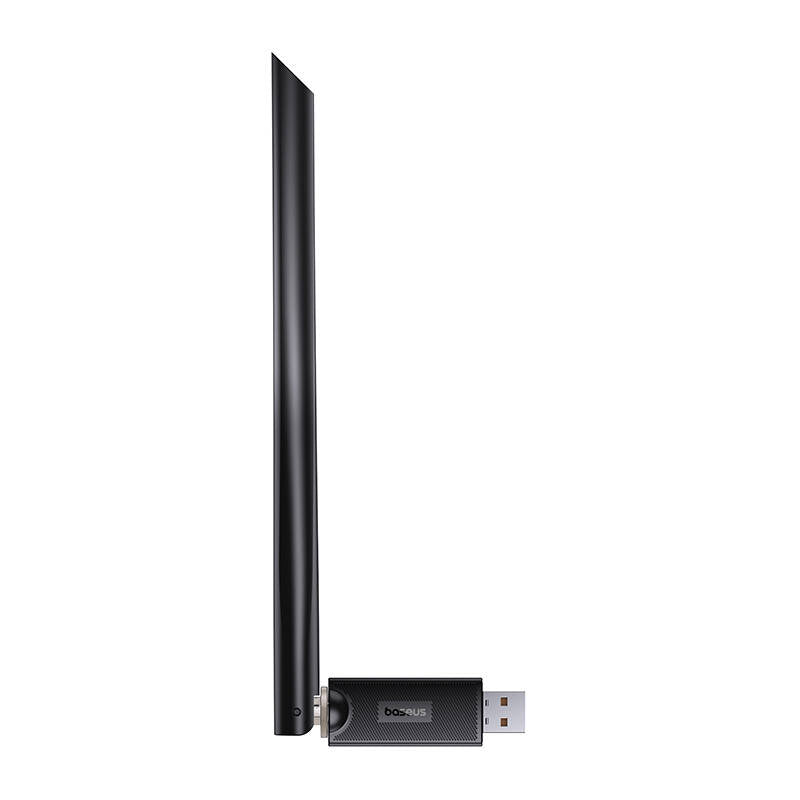 Adaptor wireless FastJoy, Baseus, 150Mbps, 6dBi, IEEE 802.11 b/g/n, 2.4 GHz, USB-A, Negru