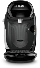 Espressor Bosch Tassimo Style TAS112E, 1400W, 3.3 bar, 0.7l, Autocuratare si decalcifiere, capsule, Negru