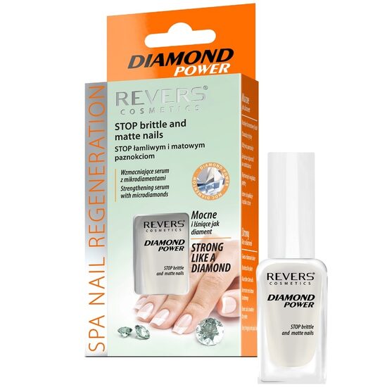 Top coat pentru lac de unghii Diamond Power, Revers, 10ml