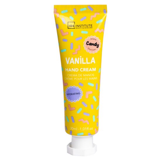 Cremă de mâini cu aromă de Vanilie – Candy, IDC Institute, 30 ml