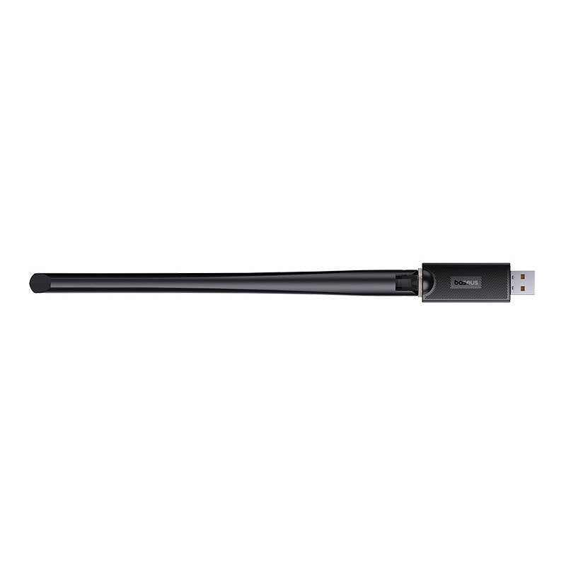 Adaptor wireless FastJoy, Baseus, 150Mbps, 6dBi, IEEE 802.11 b/g/n, 2.4 GHz, USB-A, Negru