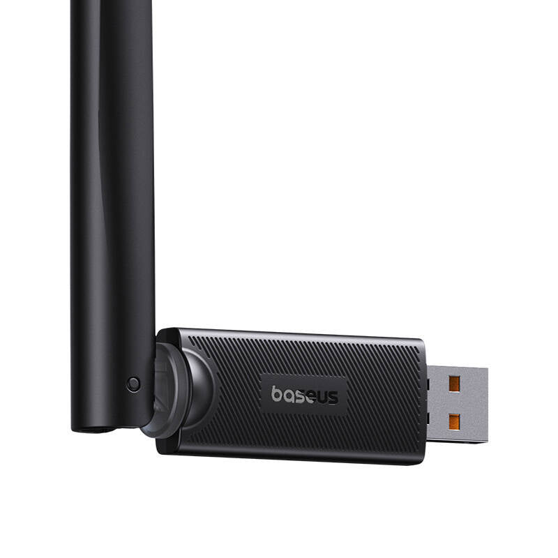 Adaptor wireless FastJoy, Baseus, 150Mbps, 6dBi, IEEE 802.11 b/g/n, 2.4 GHz, USB-A, Negru
