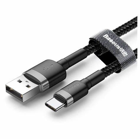 Cablu Date BASEUS 2M Gri/Negru