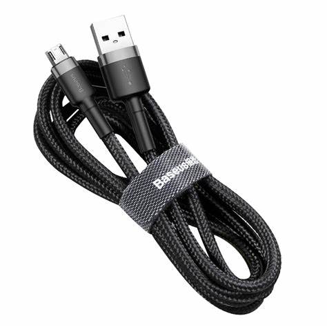 Cablu Date BASEUS 2M Gri/Negru