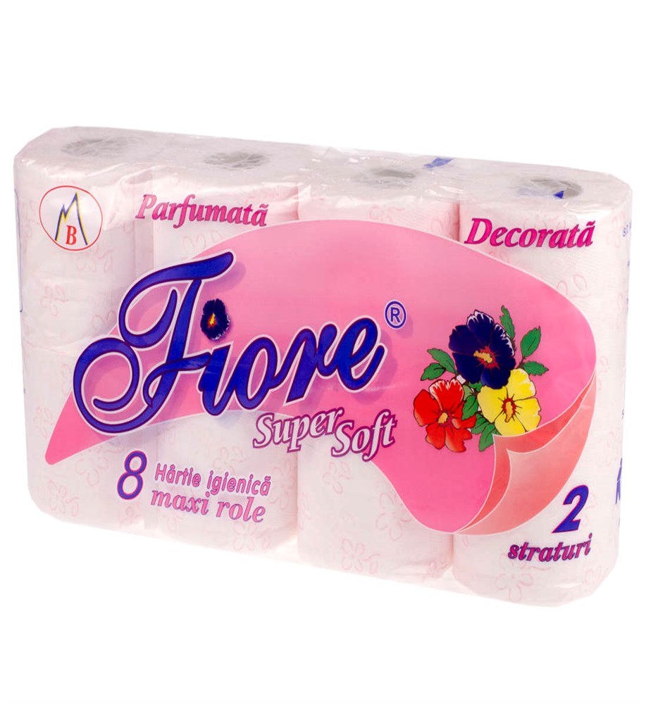 Fiore Prosoape de Bucatarie, 2 Straturi, 8 role