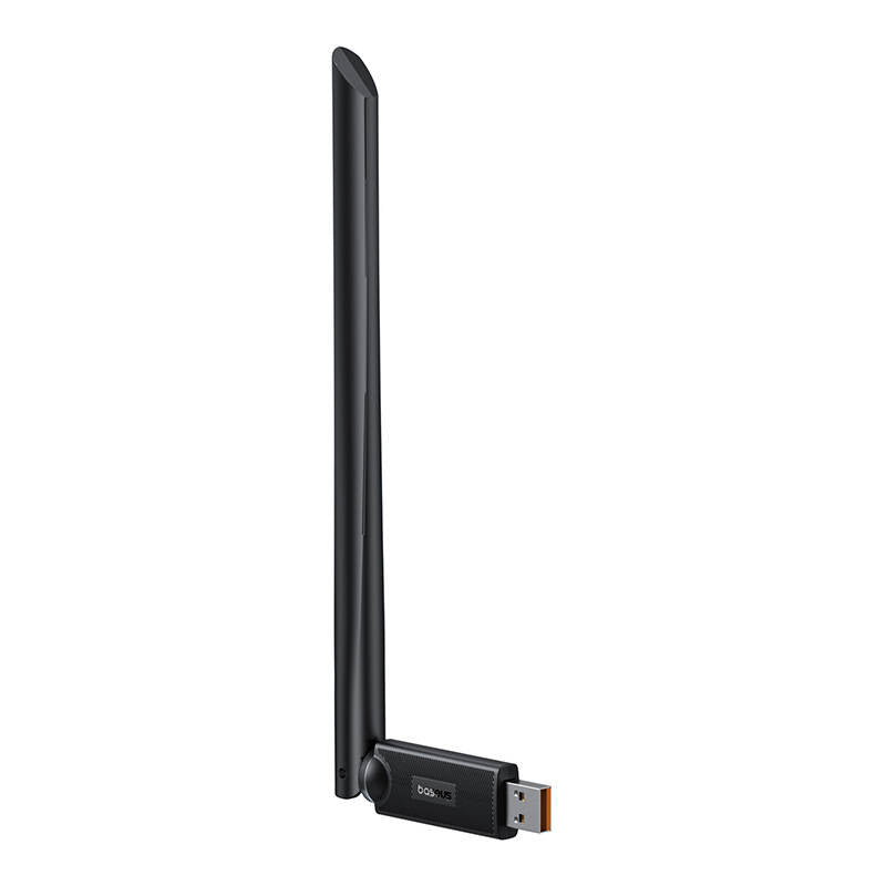 Adaptor wireless FastJoy, Baseus, 150Mbps, 6dBi, IEEE 802.11 b/g/n, 2.4 GHz, USB-A, Negru