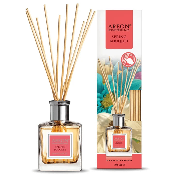 Odorizant de camera cu betisoare, Areon, buchet de primavara, 50ml