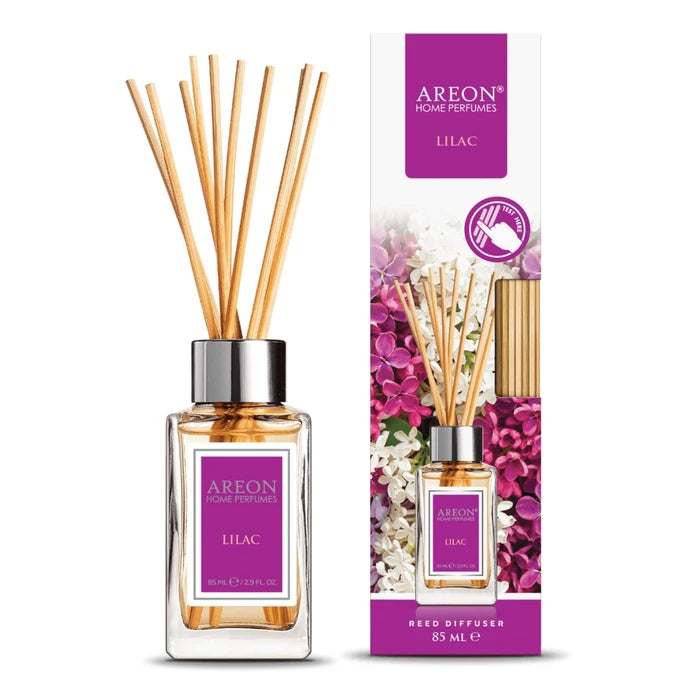 Odorizant camera cu betisoare, Areon, Cristal Negru / Liliac / Vanilie, 85ml