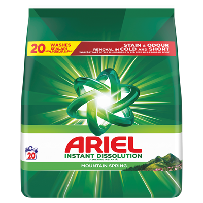 Ariel Detergent lichid Mountain Spring 20 spalari, 1.3 l