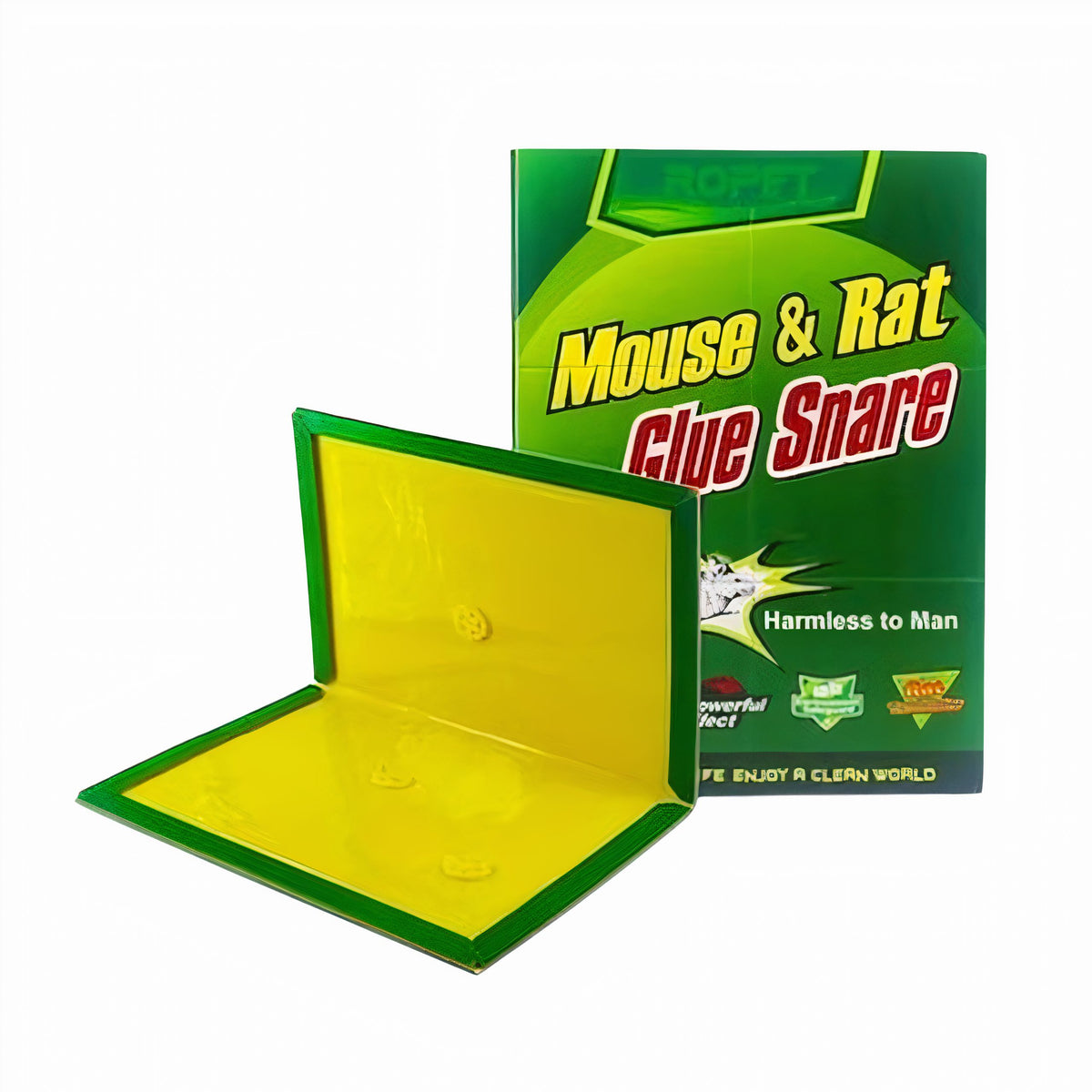 Capcana carton- cu lipici, tip carte