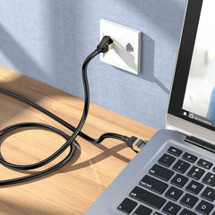 Cablu Internet RJ45 To RJ45, 1gbps, 1m Black Hoco US02