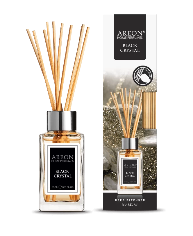 Odorizant camera cu betisoare, Areon, Cristal Negru / Liliac / Vanilie, 85ml