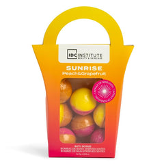 Set 8 bile efervescente de baie Sunrise, Peach&GrapeFruit