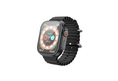 Ceas Smartwatch S9 Ultra, Deluxe Edition, Incarcare Wireless, Notificare Apel, Ritm Cardiac, Monitorizare Somn cu Bratara din Silicon