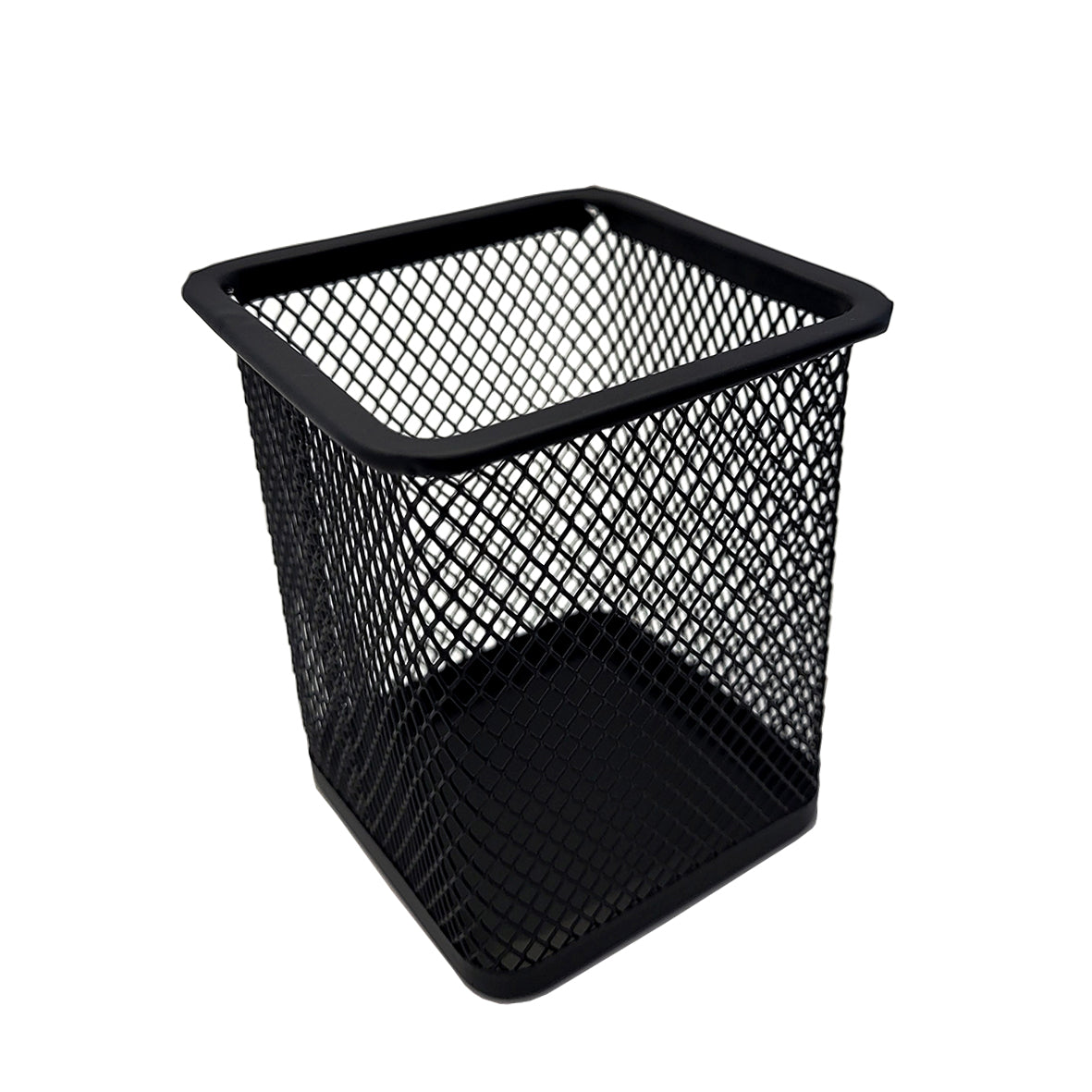 Suport Pătrat Metalic pentru Instrumente de Scris