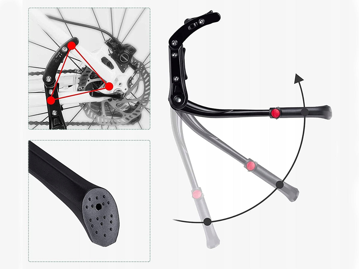 Cric Reglabil Rockbros JC1005BK, 47–51cm, Negru