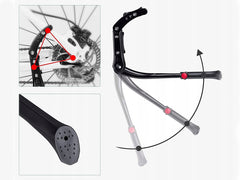 Cric Reglabil Rockbros JC1005BK, 47–51cm, Negru