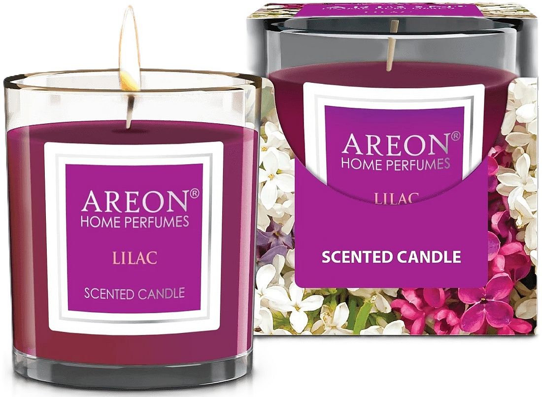Lumanare parfumata, Areon, Liliac, 120 g